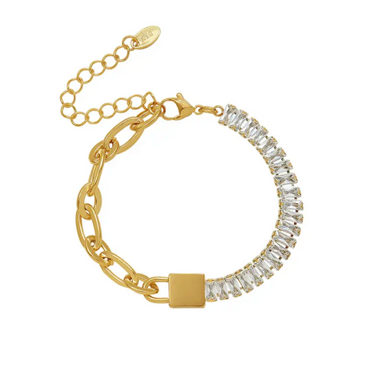 Anti-Tarnish Golden Luxe Duo Bracelet